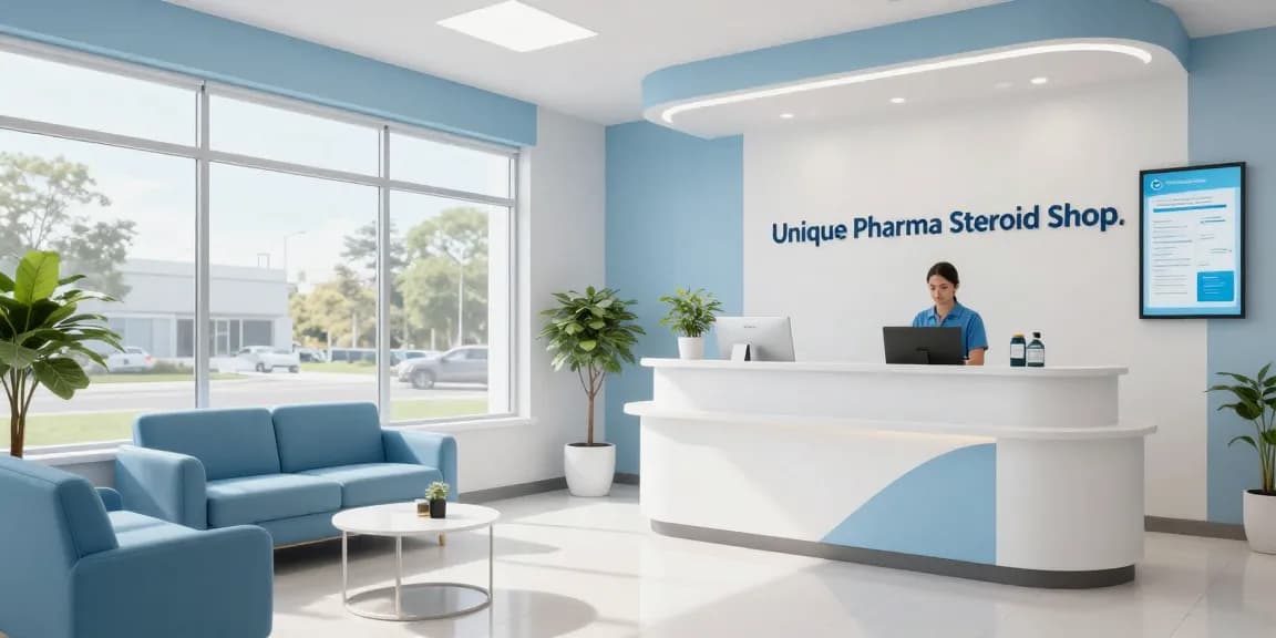 "Unique Pharma Steroid Shop: A modern healthcare facility prioritizing patient care and wellness."
