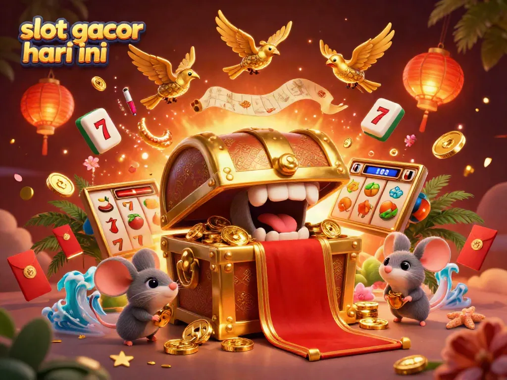 Slot gacor hari ini menyajikan petualangan dengan simbol kekayaan dan keberuntungan dalam permainan slot.