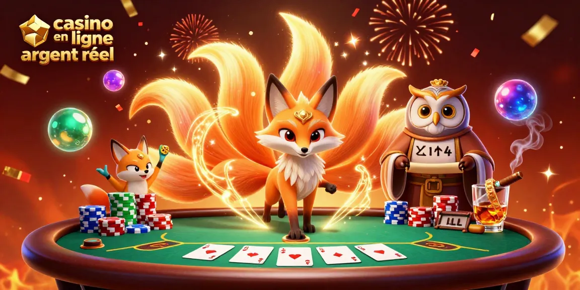Découvrez l'excitation du casino en ligne argent réel avec une scène dynamique de poker en 3D.