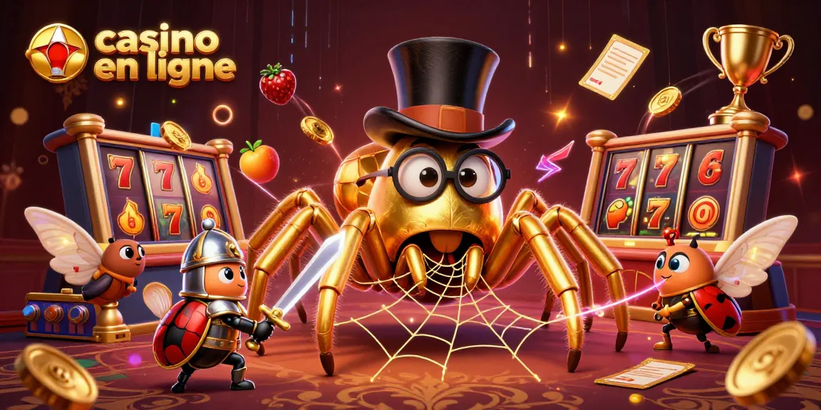 Le jeu passionnant de casino en ligne avec une tarentule dorée et un chevalier en scarabée.