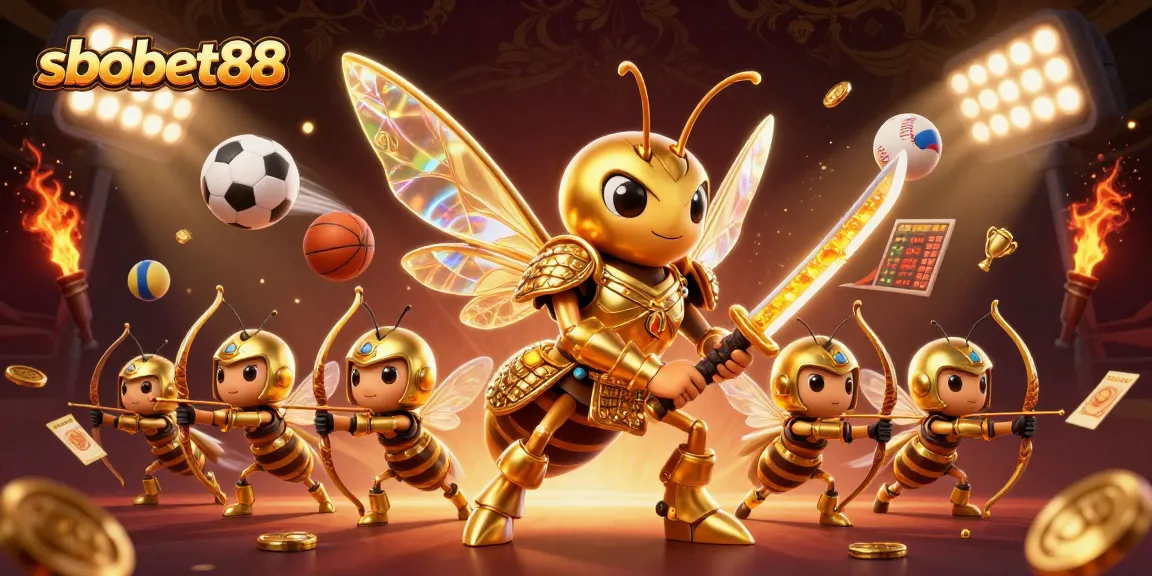 Place bets with sbobet88 as the golden hornet engages in dynamic sports action.
