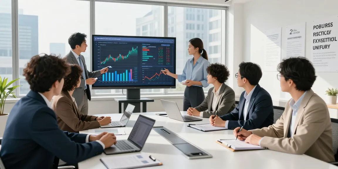 Third Eye Capital team collaborating on financial strategies in a modern conference room.