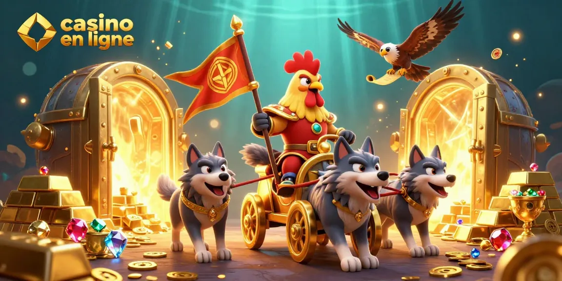 Découvrez l'excitation du casino en ligne avec des éléments de jeu vibrants et des personnages dynamiques !