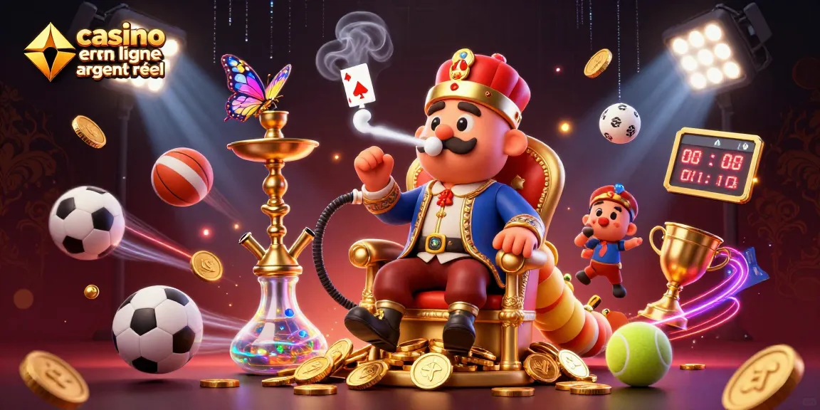 Jouez sur un casino en ligne argent réel avec des personnages colorés dans un décor dynamique de jeux.