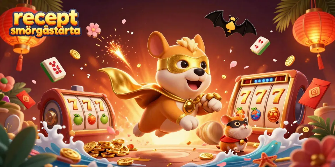 Experience thrilling gameplay with recept smörgåstårta, featuring vibrant casino symbols and dynamic characters.