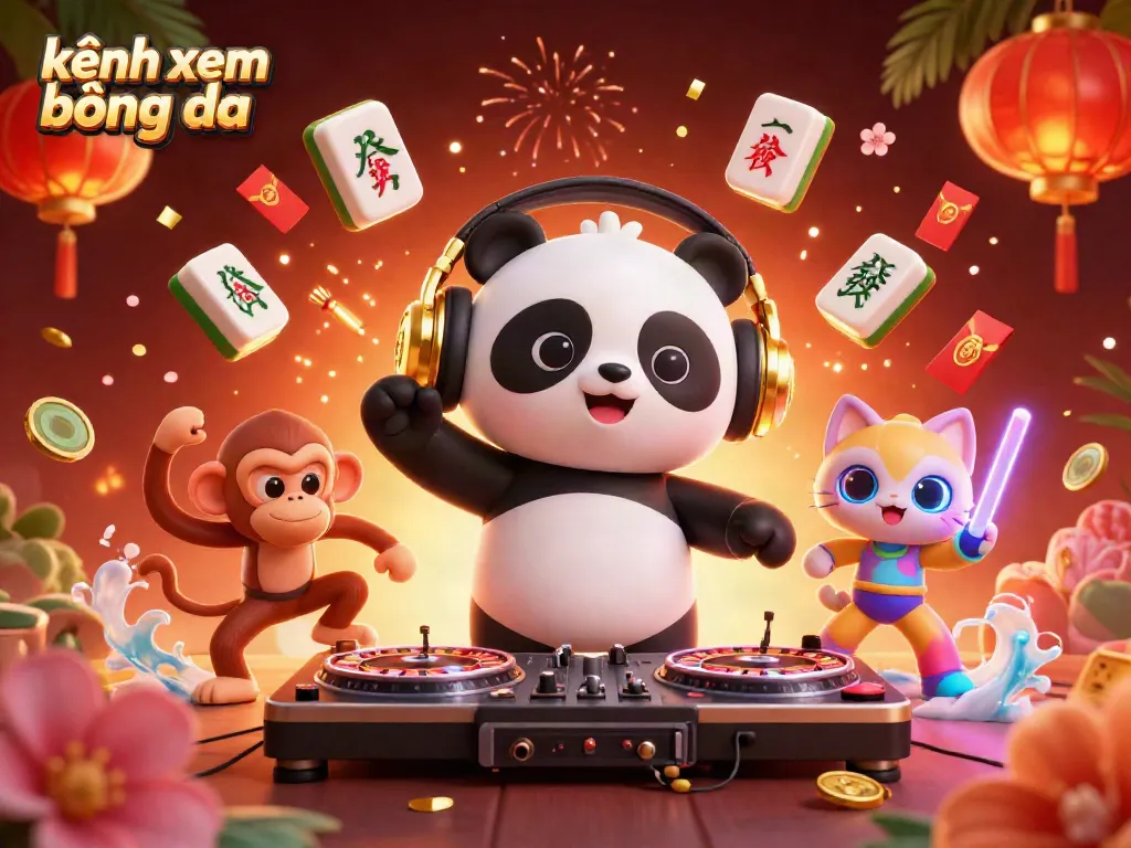 Experience the ultimate kênh xem bóng đá scene featuring vibrant characters in a dynamic casino setting.