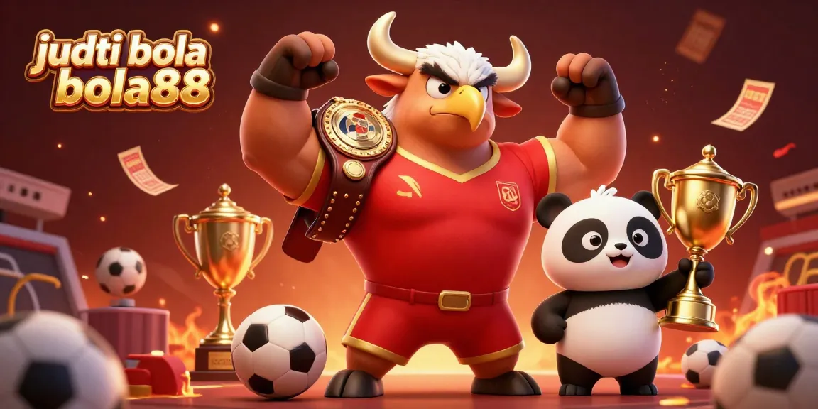 Ikuti taruhan judi bola bola88 dalam suasana judi yang seru dengan karakter kartun menarik.