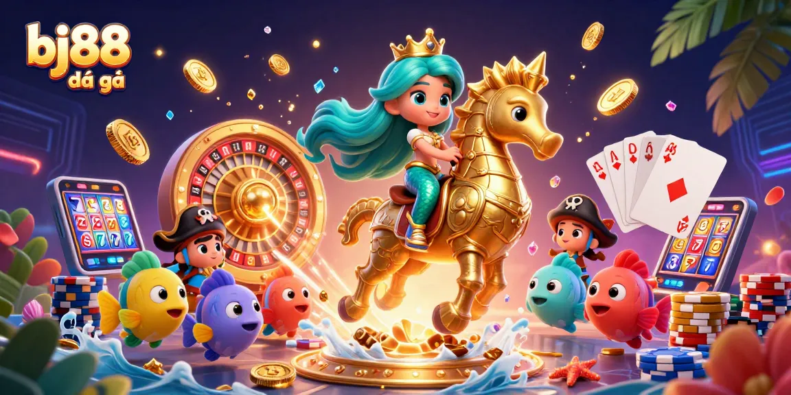 Experience the thrill of bj88 đá gà with an engaging online betting scene full of vibrant characters and casino action.