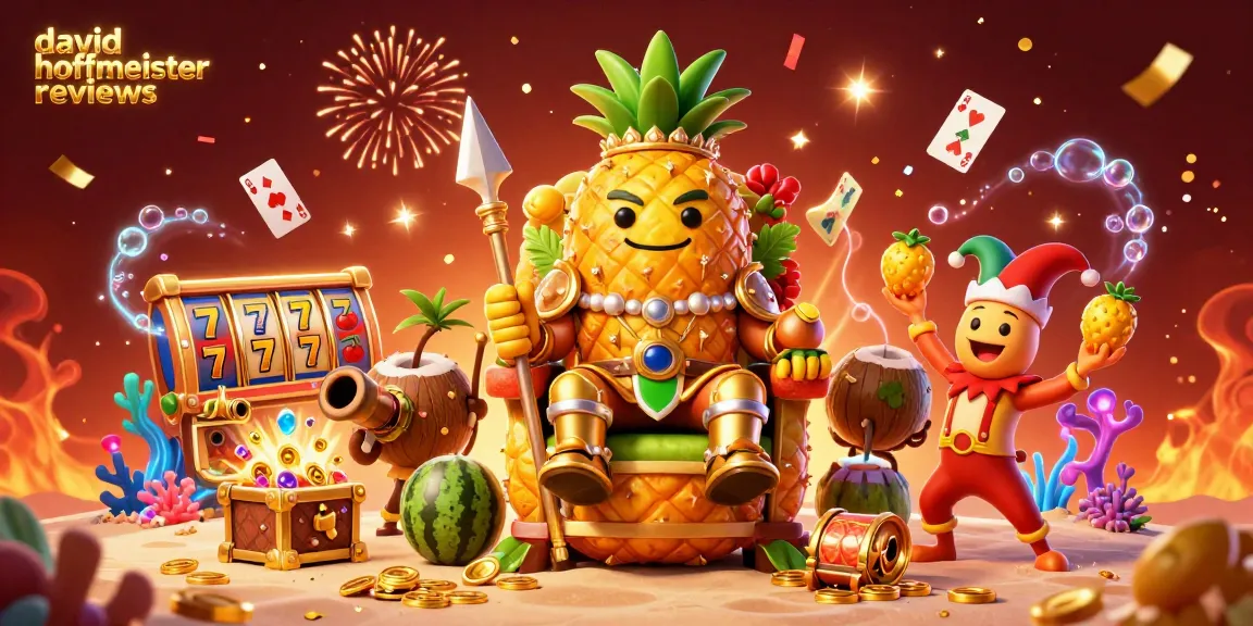 Engage in playful adventures at the beach casino with david hoffmeister reviews highlighting vibrant slot reels and whimsical characters.