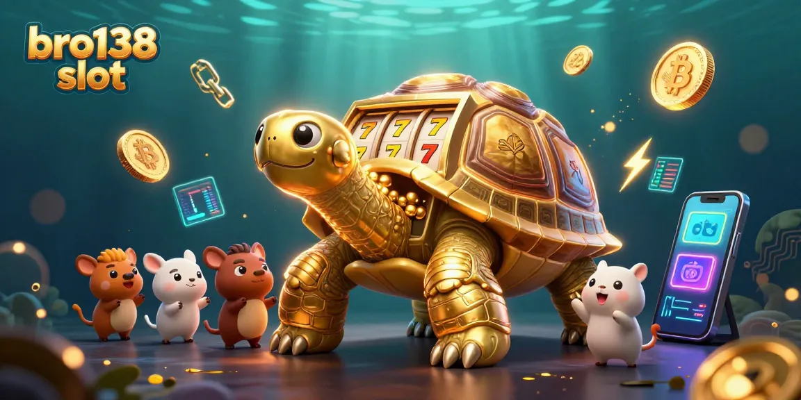 Engage with bro138 slot as a colossal golden tortoise pinball machine spins reels surrounded by virtual currencies.