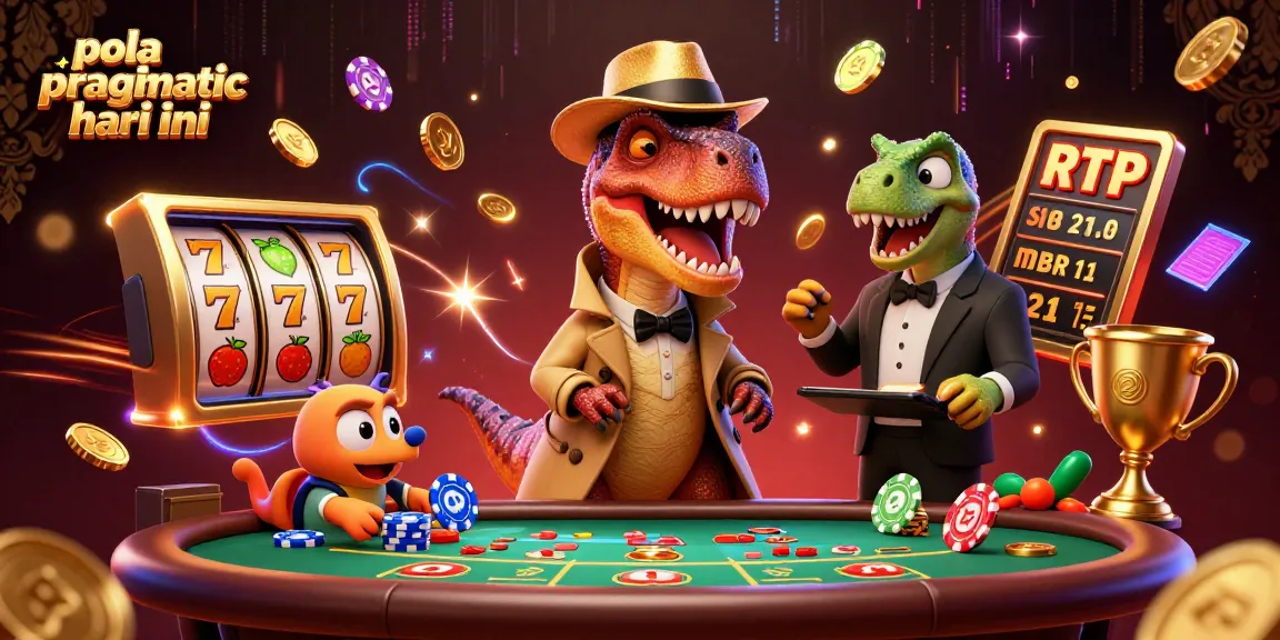 Pola pragmatic hari ini illuminates the dynamic world of online slots with creative casino characters in action.