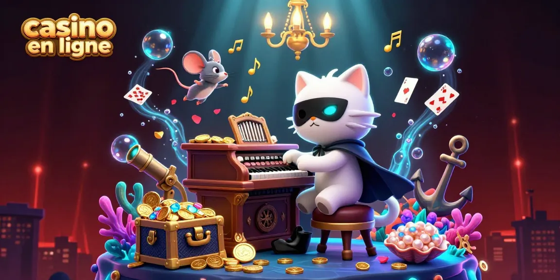 Découvrez les frissons du casino en ligne avec une aventure 3D vivante mettant en scène des personnages emblématiques et des éléments de jeu.