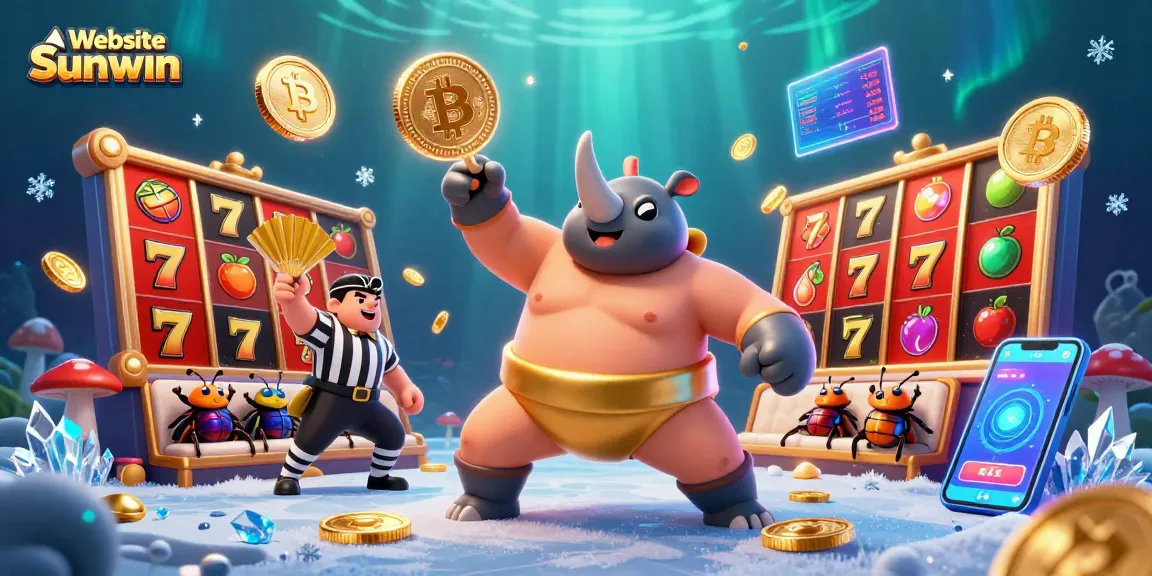 Experience thrilling gameplay at Website Sunwin with vibrant slot reels and characters in action
