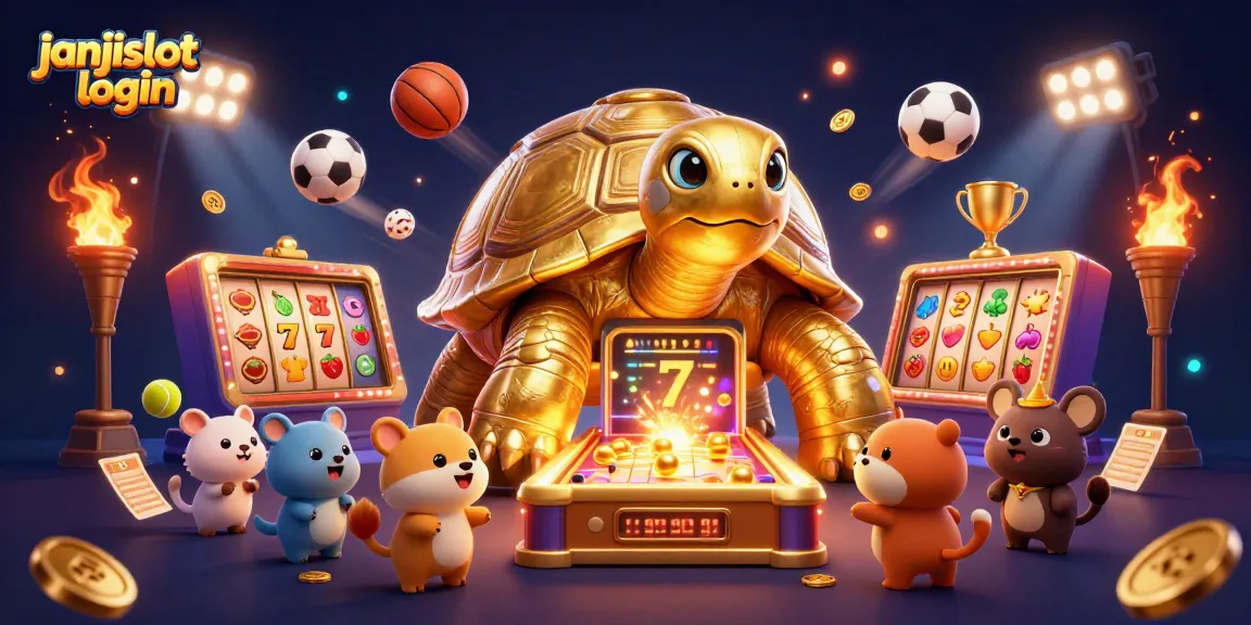 Join the fun with janjislot login, where the golden tortoise brings thrilling slot action alive!