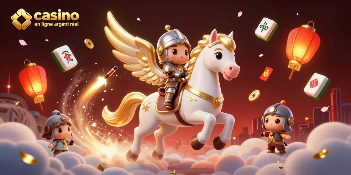 Experience excitement with games at a casino en ligne argent réel featuring mythical characters and festive elements.