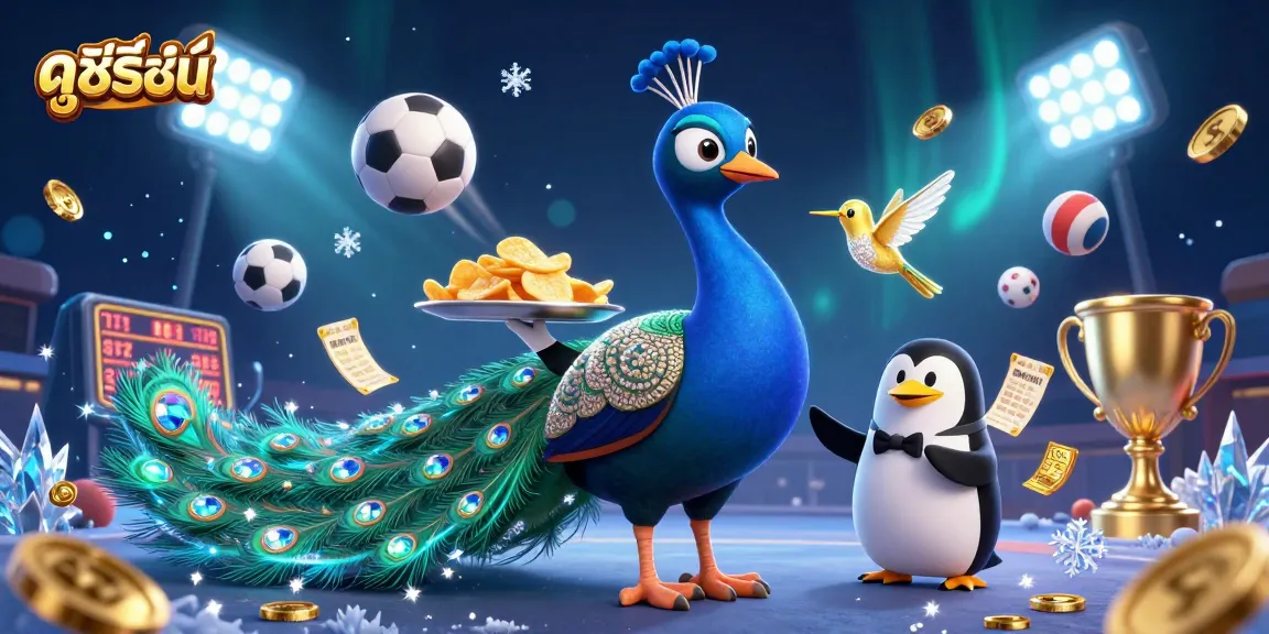 Experience ดูซีรี่ย์ออนไลน์ with our vibrant 3D illustration showcasing a dynamic casino scene filled with energy and excitement.