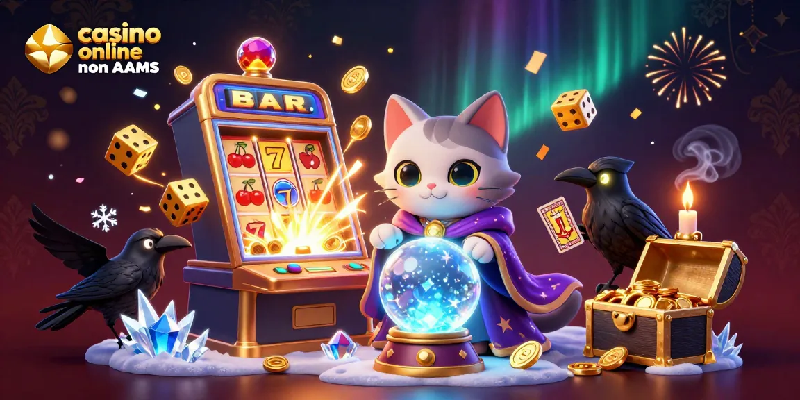 Goditi giochi emozionanti su casino online non AAMS, con vivaci elementi 3D e personaggi mistici.