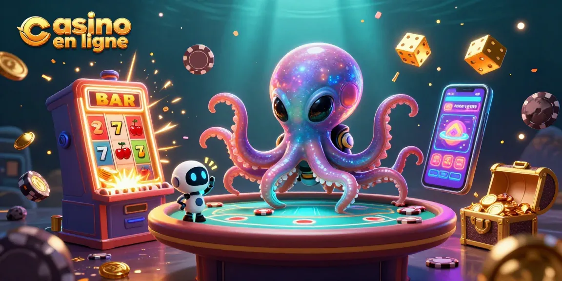 Profitez d'une expérience de jeu captivante au casino en ligne avec des jeux de poker et des machines à sous futuristes.